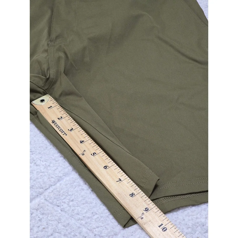 Rhone Mens 34 Shorts The Next Crazy‎ Adventure Olive Green Athletic Golf